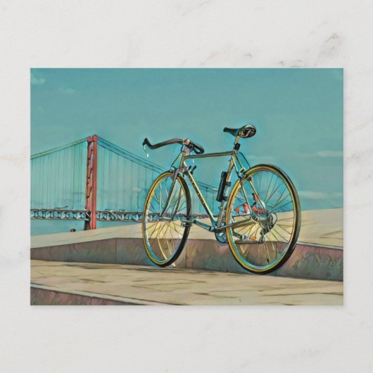 Einzigartige Geschenke für Biker Postkarte (Vorderseite)