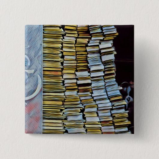 Einzigartige Geschenke für Buchliebhaber Button (Vorderseite)