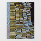 Einzigartige Geschenke für Buchliebhaber Fensteraufkleber (Blatt)