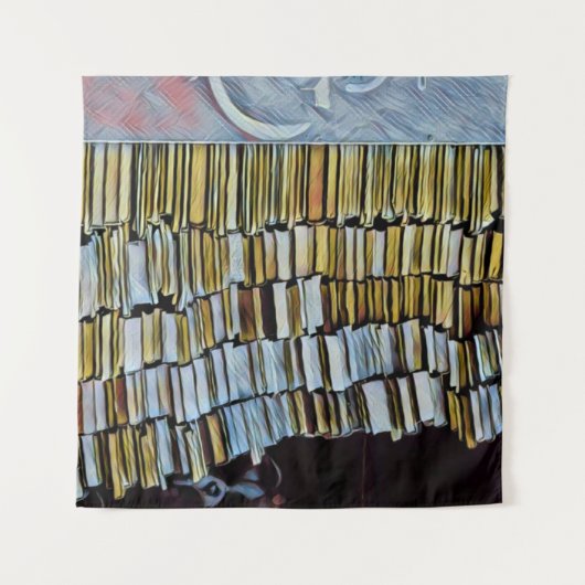 Einzigartige Geschenke für Buchliebhaber Wandteppich (Vorderseite (Horizontal))