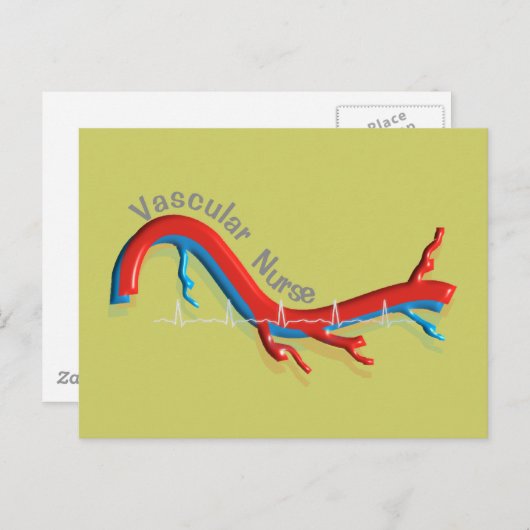 Einzigartige Geschenke für die Gefäßspülung Postkarte (Vorne/Hinten)