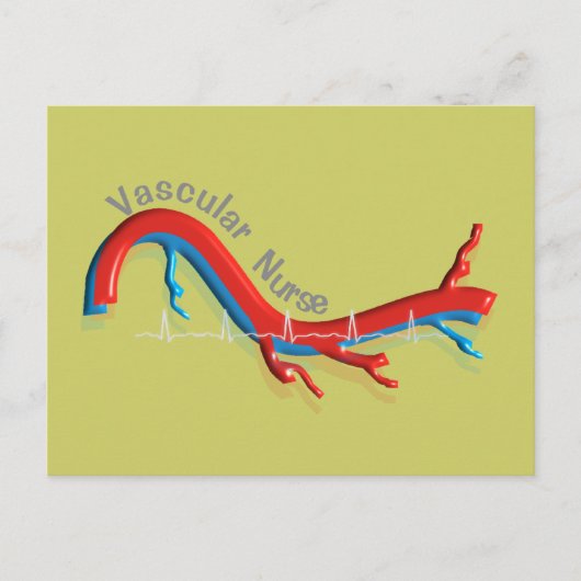 Einzigartige Geschenke für die Gefäßspülung Postkarte (Vorderseite)