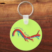 Einzigartige Geschenke für die Gefäßversorgung Schlüsselanhänger (Vorderseite)