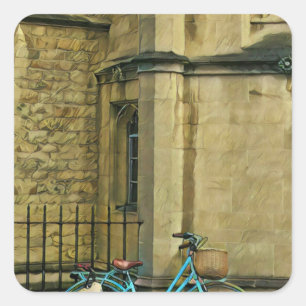 Einzigartige Geschenke für Fahrradfahrer Quadratischer Aufkleber