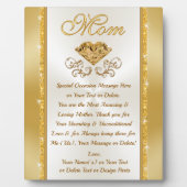 Einzigartige Geschenke für Mamas, Persönliche Plaq Fotoplatte (Vorderseite)