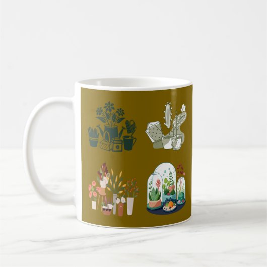 Einzigartige Geschenke für Pflanze Liebhaber kaufe Kaffeetasse (Links)