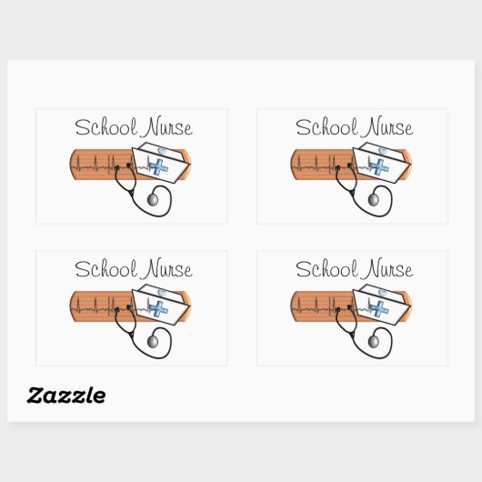 Einzigartige Geschenke für Schulkinder Rechteckiger Aufkleber (Blatt)