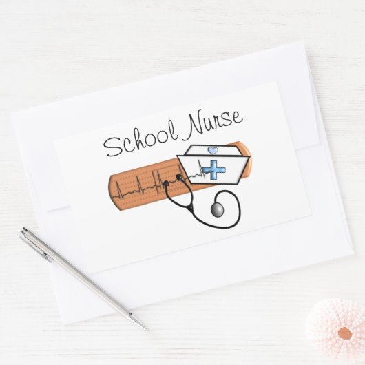 Einzigartige Geschenke für Schulkinder Rechteckiger Aufkleber (Umschlag)