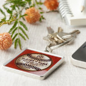 Einzigartige Geschenke für Senior Baseball Schlüss Schlüsselanhänger (Seite)