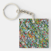 Einzigartige Geschenke - Quadrat-(doppelseitiger) Schlüsselanhänger (Vorderseite)