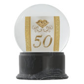 Einzigartige Geschenke zum 50. Hochzeitsfeier, Sch Schneekugel (Rückseite)