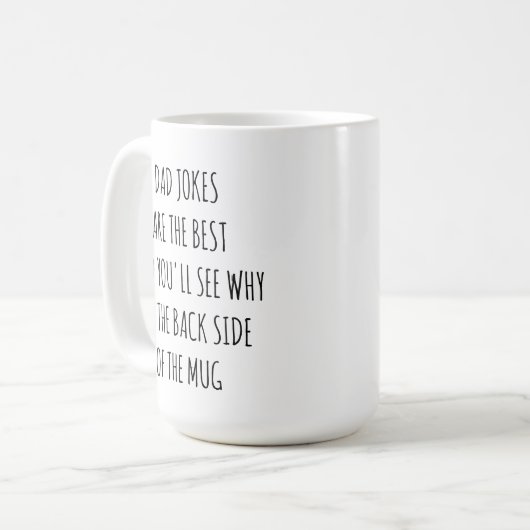 Einzigartige Geschenkideen des Vaters, Geschenk fü Kaffeetasse (Vorderseite Links)