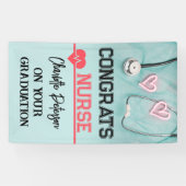 Einzigartige Glückwunsch Nurse Abschluss Banner (Horizontal)