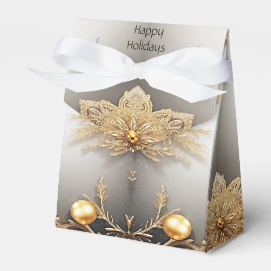 Einzigartige Gold Dekorative Geschenkboxen Geschenkschachtel (Vorderseite)