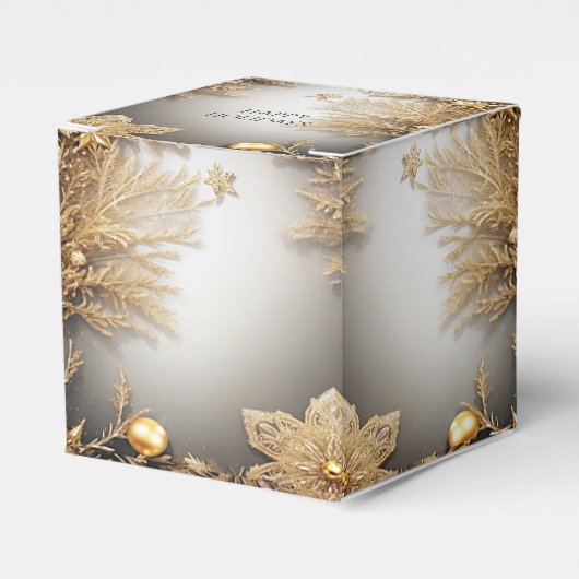 Einzigartige Gold Dekorative Geschenkboxen Geschenkschachtel (Vorderseite)