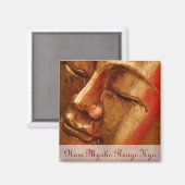 Einzigartige Golden Buddha Designs Magnet (Vorderseite/Rückseite)