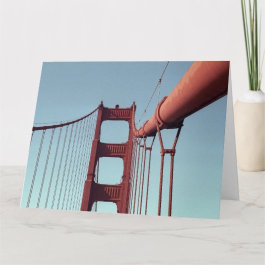 Einzigartige Golden Gate Bridge, San Francisco Fot Karte (Vorderseite)