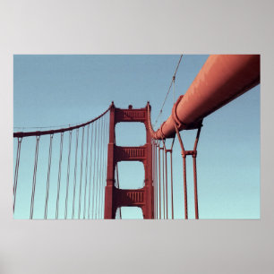 Einzigartige Golden Gate Bridge, San Francisco Fot Poster