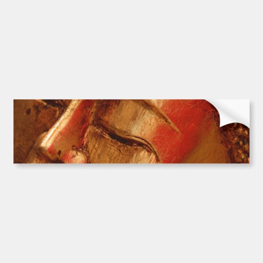 Einzigartige goldene Buddha-Entwürfe Autoaufkleber (Vorne)