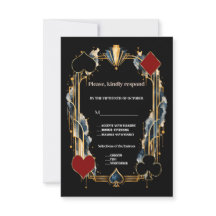 Einzigartige goldene schwarze Art Deco-Casino-Nigh