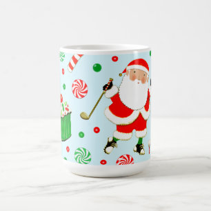 Einzigartige Golf Weihnachten-Tasse Kaffeetasse