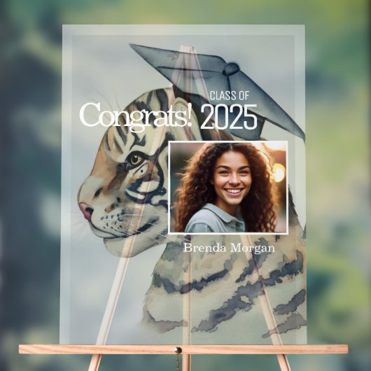 Einzigartige Graduierungspartei Acrylschild (Neutral)