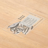 Einzigartige Graduierungspartei Save the Date Einl Acryleinladungen (Ablage )