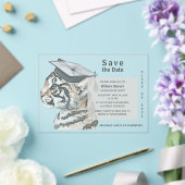 Einzigartige Graduierungspartei Save the Date Einl Acryleinladungen (In Situ (Hochzeit))