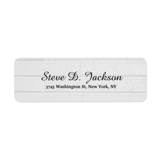 Einzigartige Gray Wall Moderne Elegante Schrift Ha (Vorne)