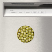 Einzigartige grüne Stachelbeeren Magnet (In Situ (Geschirrspüler))