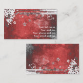 Einzigartige grungy Visitenkarte (Vorne/Hinten)