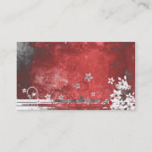 Einzigartige grungy Visitenkarte (Rückseite)