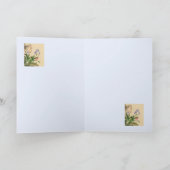 Einzigartige Grußkarten Iris Karte (Innenseite)