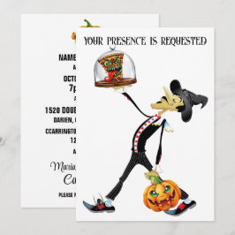 Einzigartige Halloween-Einladung zur Feier Einladung