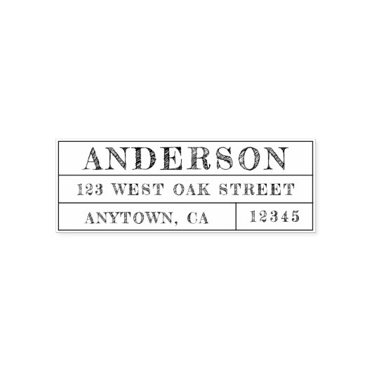 Einzigartige Handschrift-Rücksendeadresse Permastempel (Design)