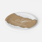 Einzigartige heraus zerrissen schauen pappteller (Schrägansicht)