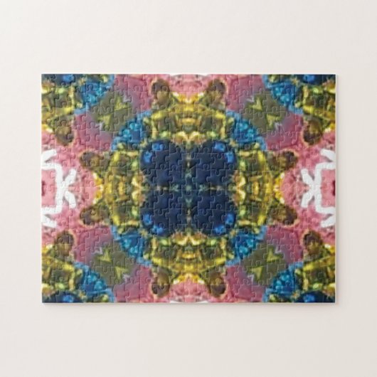 Einzigartige Herausforderung für das mehrfarbige P Puzzle (Horizontal)