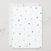 Einzigartige Herbst-Thema Kinderdusche Einladung (Rückseite)