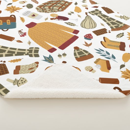 Einzigartige Herbstlaub ernten Herbstpumpen Sherpadecke (3/4)