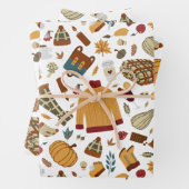 Einzigartige Herbstlaub Herbstpumpen Geschenkpapier Set (Beispiel)
