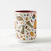 Einzigartige Herbstlaub Herbstpumpen Tasse (Zentrum)