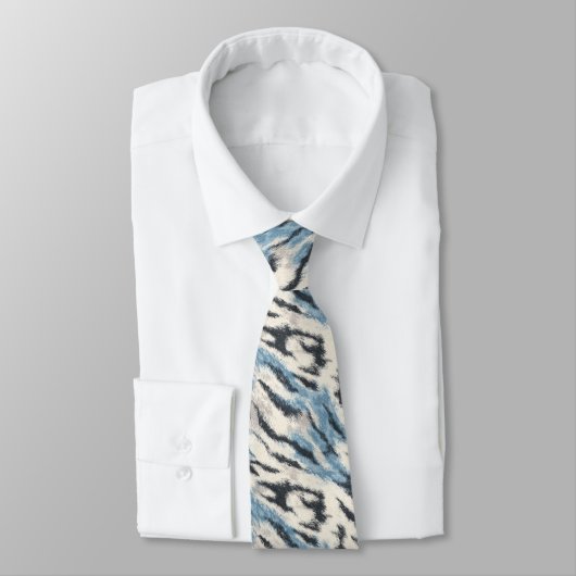 Einzigartige Herrenbekleidung Tiger Print Krawatte (Gebunden)