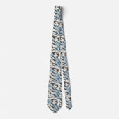 Einzigartige Herrenbekleidung Tiger Print Krawatte (Vorderseite)