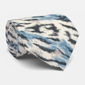 Einzigartige Herrenbekleidung Tiger Print Krawatte (Gerollt)