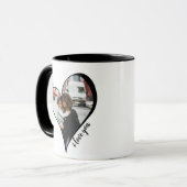 Einzigartige Herz-Mama I Liebe Sie benutzerdefinie Tasse (Vorderseite Links)