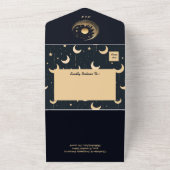 Einzigartige Himmelsfantasy-Hochzeit All In One Einladung (Außenbereich)