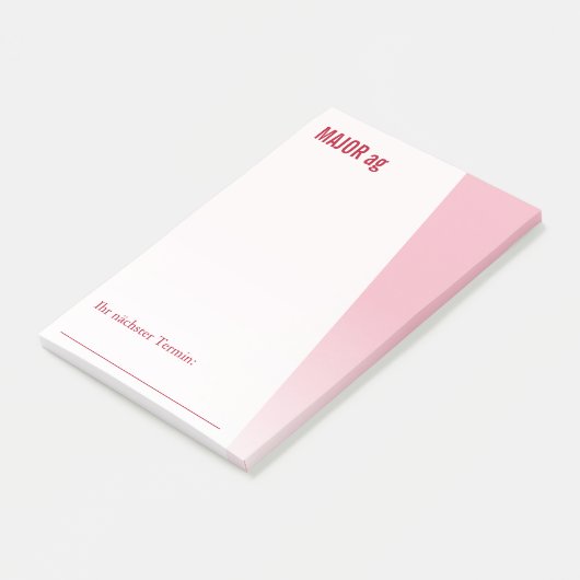 Einzigartige Hinweise cool und extravagant Post-it Klebezettel (angewinkelt)