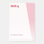 Einzigartige Hinweise cool und extravagant Post-it Klebezettel (Vorderseite)