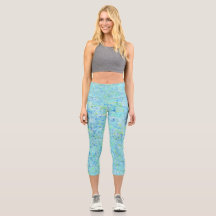 Einzigartige, hoch taillierte Yoga-Capris