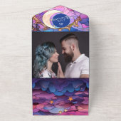 Einzigartige Hochzeit All In One Einladung (Außenbereich)